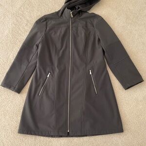 Michael Kors Lined Trench Coat, Hood Size Medium